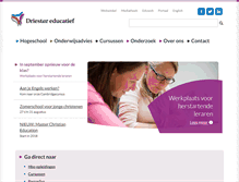 Tablet Screenshot of driestar-educatief.nl